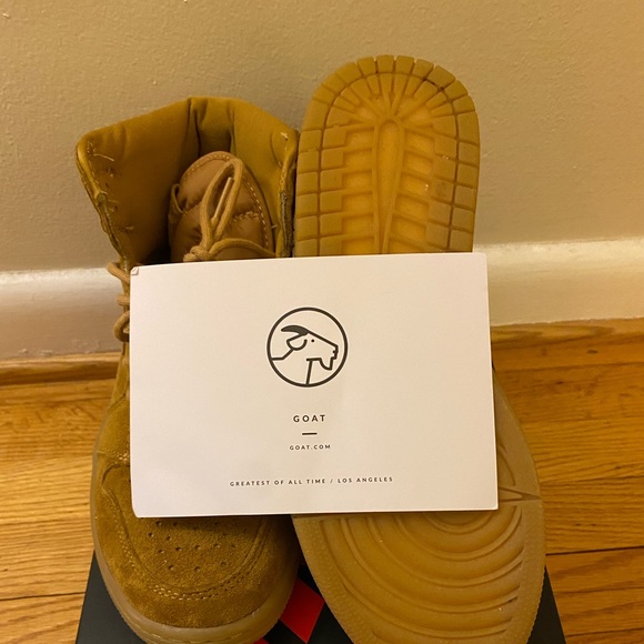 Jordan 1 Wheat (goat authentic) - Picture 5 of 5